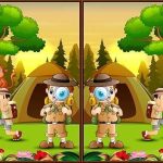 Spot 5 Differences Camping